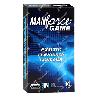 Manforce Game Exotic Flavoured Condoms Pack Of 10