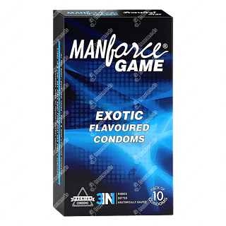 Manforce Game Exotic Flavoured Condom Pack Of 10