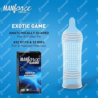 Manforce Game Exotic Flavoured Condoms Pack Of 10
