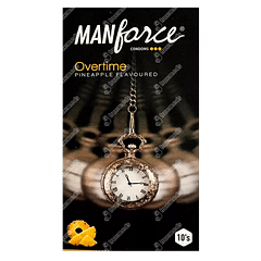 Manforce Overtime Pineapple Flavoured Condoms 10