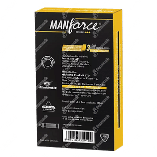 Manforce Overtime Pineapple Flavoured Condoms 10