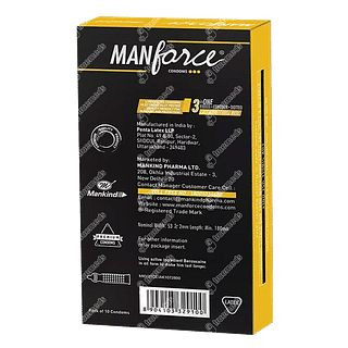 Manforce Overtime Pineapple Flavoured Condom  10