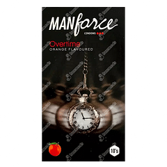 Manforce Overtime Orange Flavoured Condom Pack Of 10