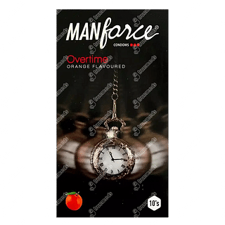 Manforce Overtime Orange Condom Pack Of 10