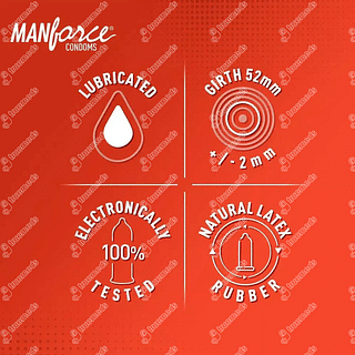 Manforce Overtime Orange Condom Pack Of 10