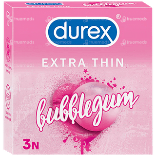Durex Extra Thin Bubblegum Condoms 3