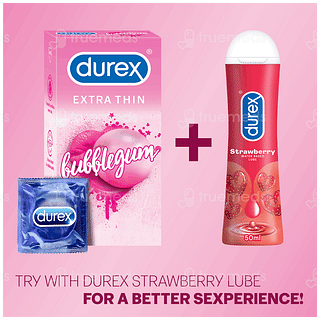 Durex Extra Thin Bubblegum Condoms 3