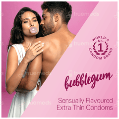 Durex Extra Thin Bubblegum Condoms 3