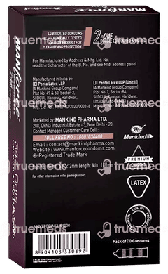 Manforce Xotic 342 Dots Chocolate Flavoured Condoms 20