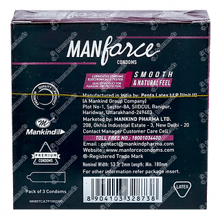 Manforce Bubblegum Condom Ultra Feel Pack Of 3