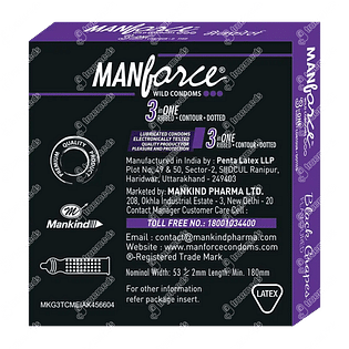 Manforce Wild Black Grapes Condom Pack Of 3