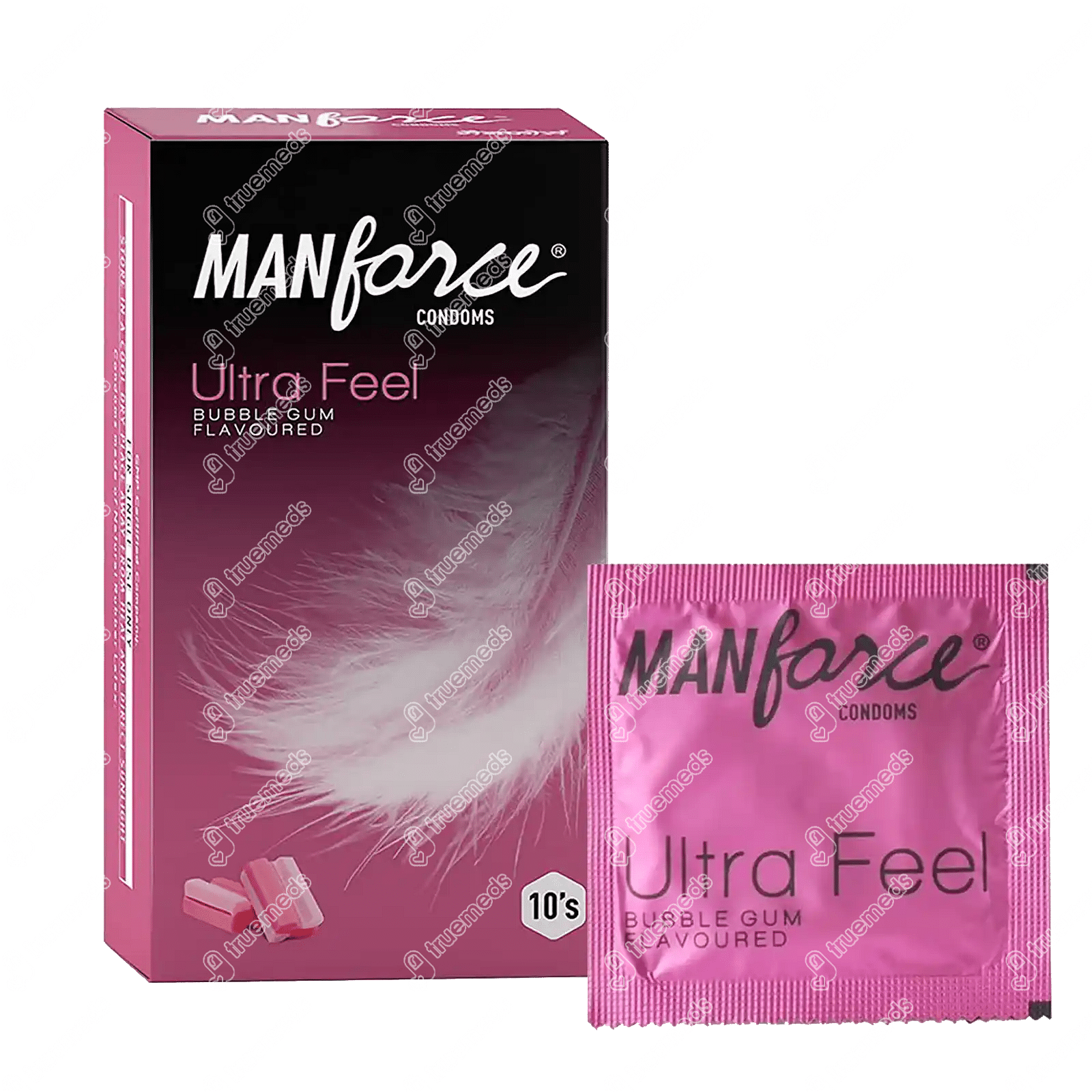 Manforce Bubblegum Condom Ultra Feel Pack Of 10 Uses Side Effects Dosage Price Truemeds 6531