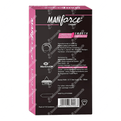 Manforce Ultra Feel Bubble Gum Flavoured Condoms 10