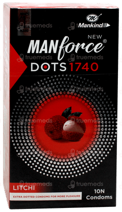 Manforce New Dots 1740 Litchi Condoms 10