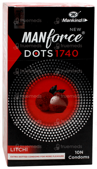 Manforce New Dots 1740 Litchi Condoms 10