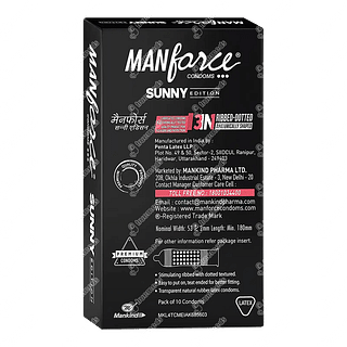 Manforce Sunny Edition  Condom Pack Of 10