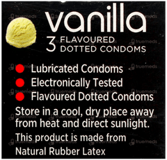 Kamasutra Vanilla Flavoured Dotted Condoms 3