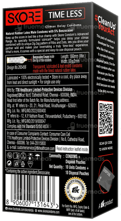 Skore Time Less Climax Delay Condoms 10