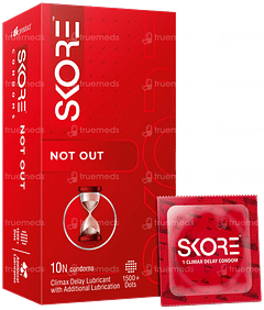 Skore Not Out Climax Delay Condoms 10 Skore Not Out Climax Delay Condoms 10