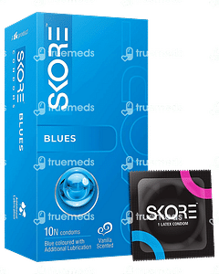 Skore Blues Condom 10