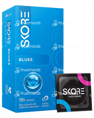 Skore Blues Condom 10