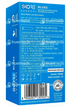 Skore Blues Condoms 10