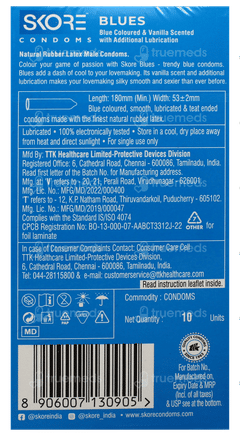 Skore Blues Condoms 10