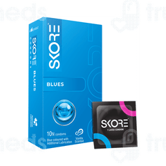 Skore Blues Condoms 10