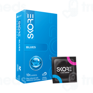 Skore Blues Condoms 10