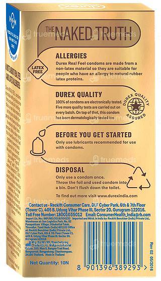 Durex Real Feel Condoms 10