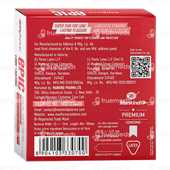 Manforce Epic Pleasure Long Lasting Raspberry Premium Condoms 3