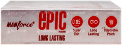 Manforce Epic Pleasure Long Lasting Raspberry Premium Condoms 3