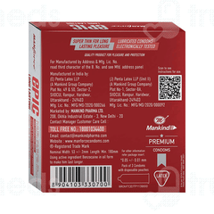 Manforce Epic Pleasure Long Lasting Raspberry Premium Condoms 3