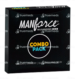 Manforce Wild Chocolate Strawberry Black Grapes  Mint Melon Combo Pack Condom 20
