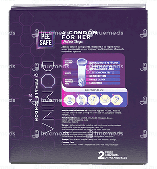 Pee Safe Domina Female Condom Pack Of 2