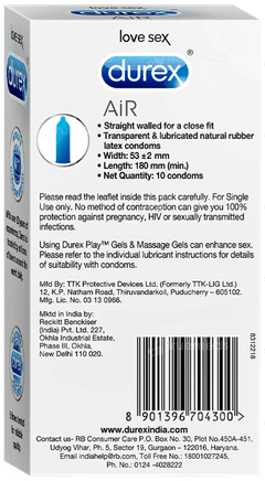 Durex Air Ultra Thin Condom Pack Of 10