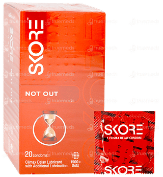 Skore Not Out Climax Delay Condoms 20