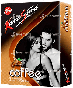 NEW KAMASUTRA COFFEE FLAVOURED DOTTED CONDOM 3