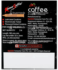 Kamasutra New Coffee Flavoured Dotted Condoms 3
