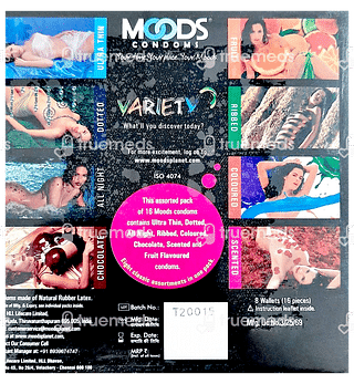 Moods 8 Basic Variety Pack Of Condom 16