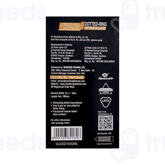 Manforce Cocktail Chocolate & Hazelnut Flavoured Dotted Ring Condoms 10