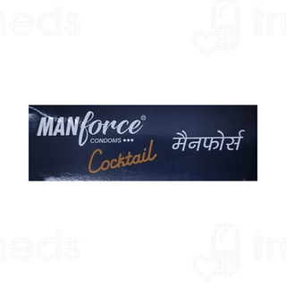 Manforce Cocktail Chocolate & Hazelnut Flavoured Dotted Ring Condoms 10
