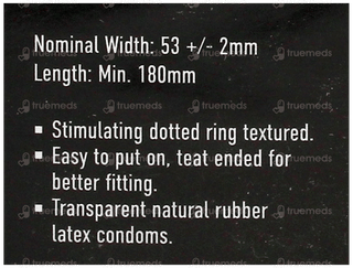 Manforce Cocktail Chocolate & Hazelnut Flavoured Dotted Ring Condoms 10