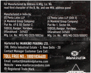 Manforce Cocktail Chocolate & Hazelnut Flavoured Dotted Ring Condoms 10