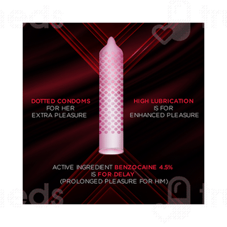 Kamasutra Ultra Delay Extended Pleasure Dotted Condom 20