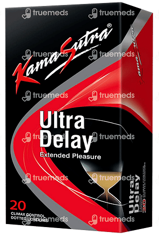 Kamasutra Ultra Delay Extended Pleasure Dotted Condom 20