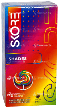 Skore Shades 1500+ Dots Condoms 10