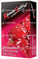 Kamasutra Dotted Strawberry Condom 10