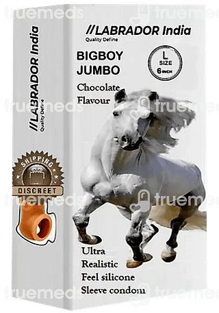 Labrador India Big Boy Jumbo Large Chocolate Flavour Condom 1