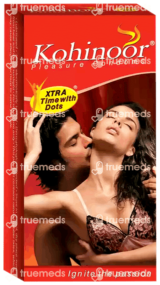 Kohinoor Xtra Time Dots Condom 10